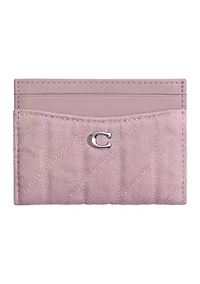 Colored Denim Essential Card Case