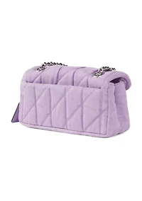 Denim Quilted Tabby 20 Shoulder Bag