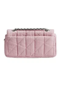 Denim Quilted Tabby 20 Shoulder Bag