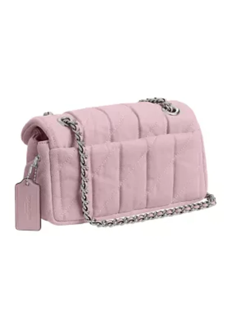 Denim Quilted Tabby 20 Shoulder Bag