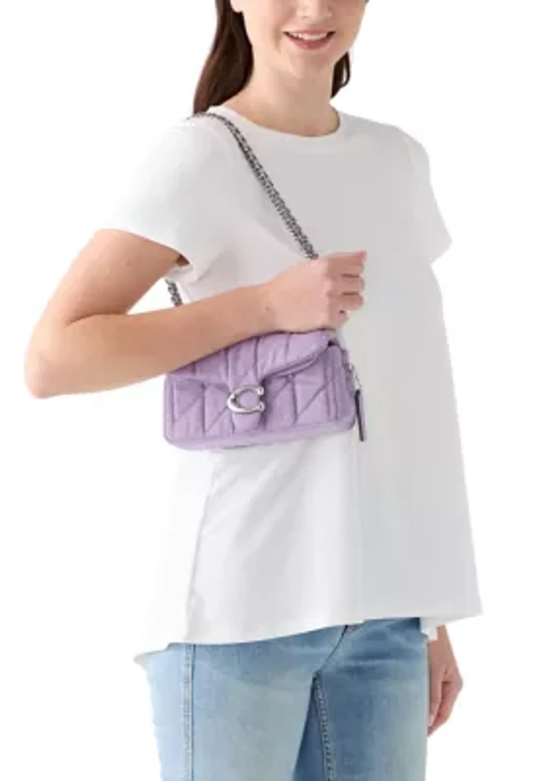 Denim Quilted Tabby 20 Shoulder Bag