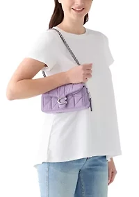 Denim Quilted Tabby 20 Shoulder Bag