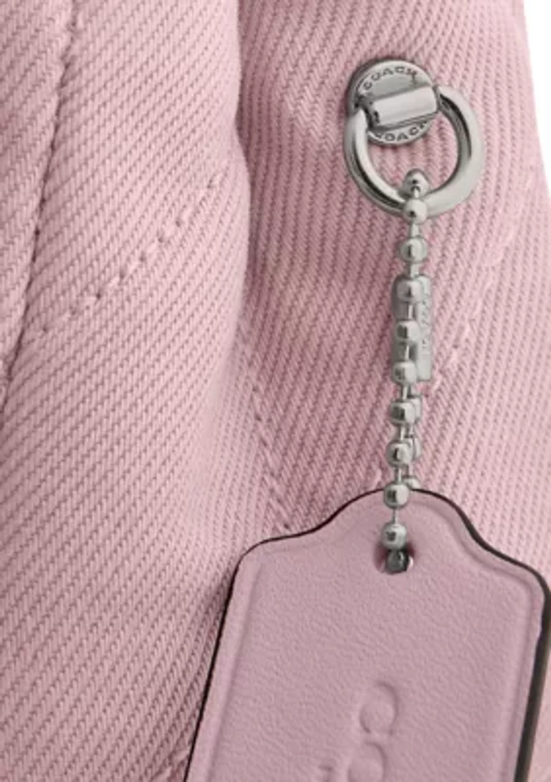 Denim Quilted Tabby 20 Shoulder Bag