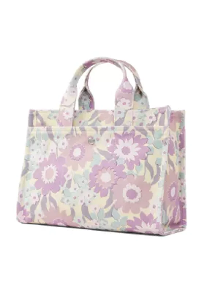 Floral Logo Tote