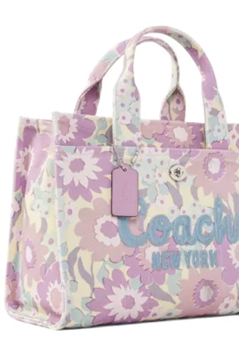 Floral Logo Tote