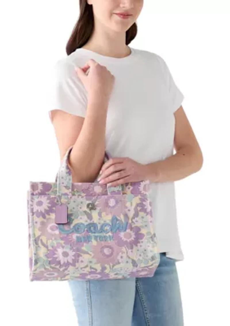 Floral Logo Tote