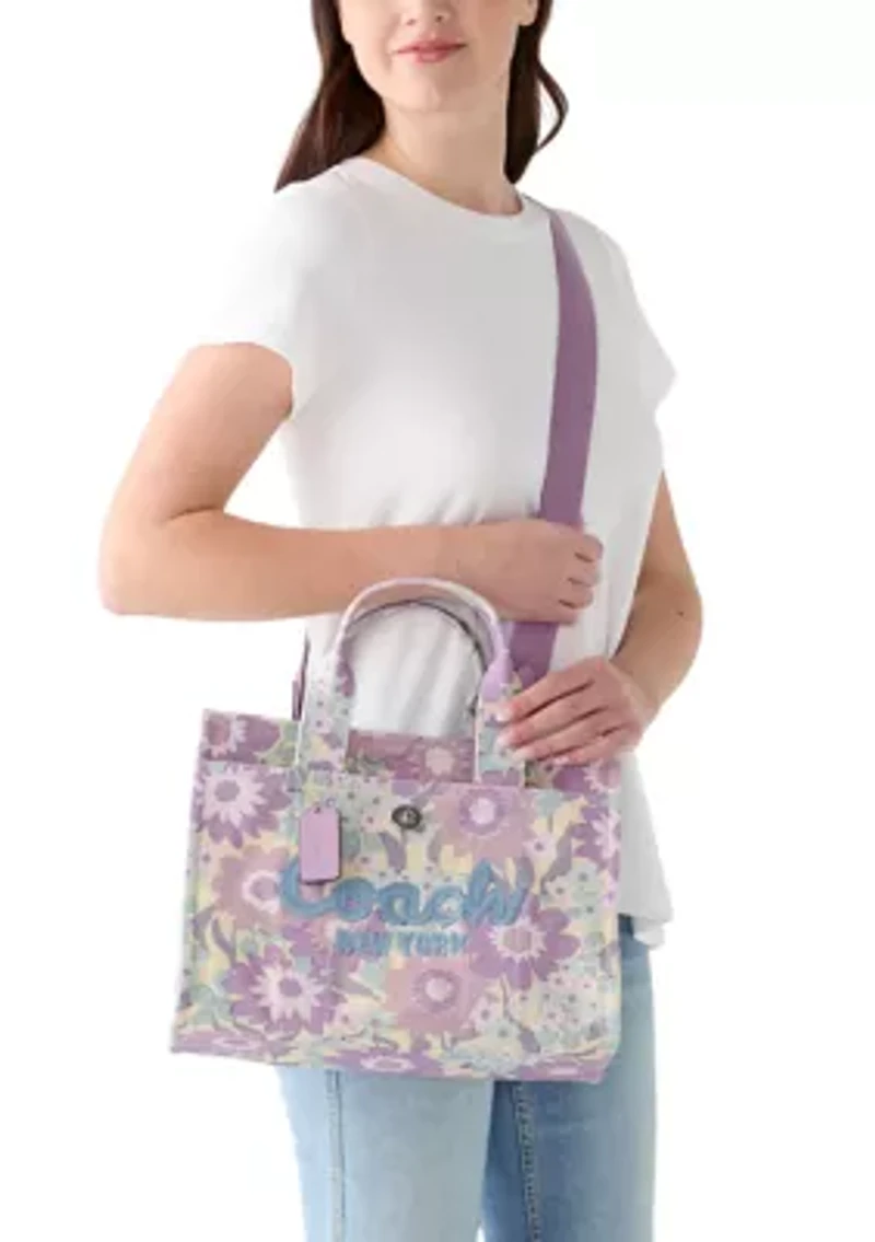 Floral Logo Tote