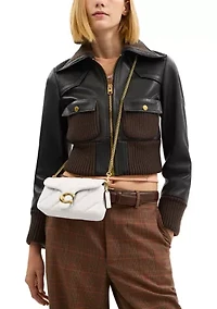 Tabby Chain Crossbody Bag 19 with Quilting