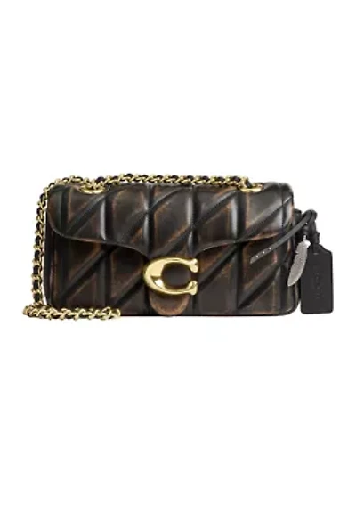 Tabby Shoulder Bag 20 in Loved Leather with Quilting