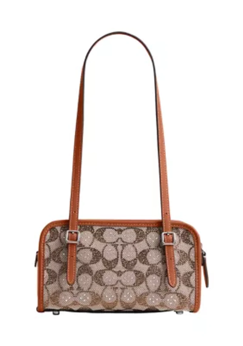 Swing Zip Back 20 in Crystal Signature Jacquard 