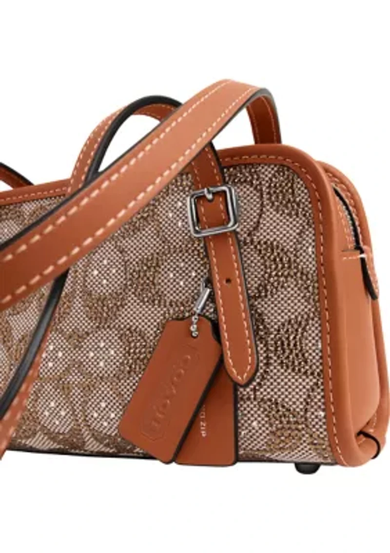 Swing Zip Back 20 in Crystal Signature Jacquard 