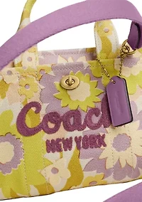 Cargo Tote Bag 20 with Floral Print