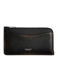 Loved Leather New York Zip Card Case