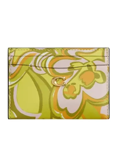 Essential Card Case with Paisley Print