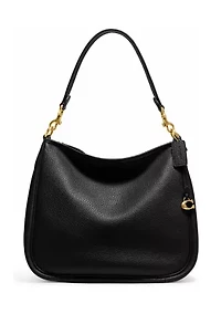 Soft Pebble Leather Cary Shoulder Bag