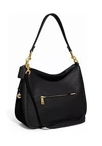 Soft Pebble Leather Cary Shoulder Bag