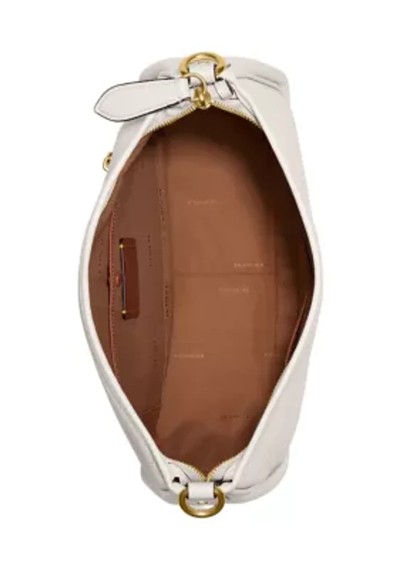 Soft Pebble Leather Cary Shoulder Bag