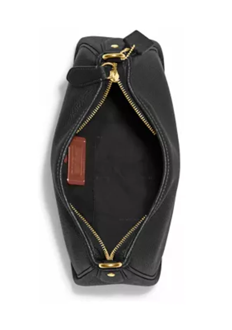 Soft Pebble Leather Cary Crossbody Bag