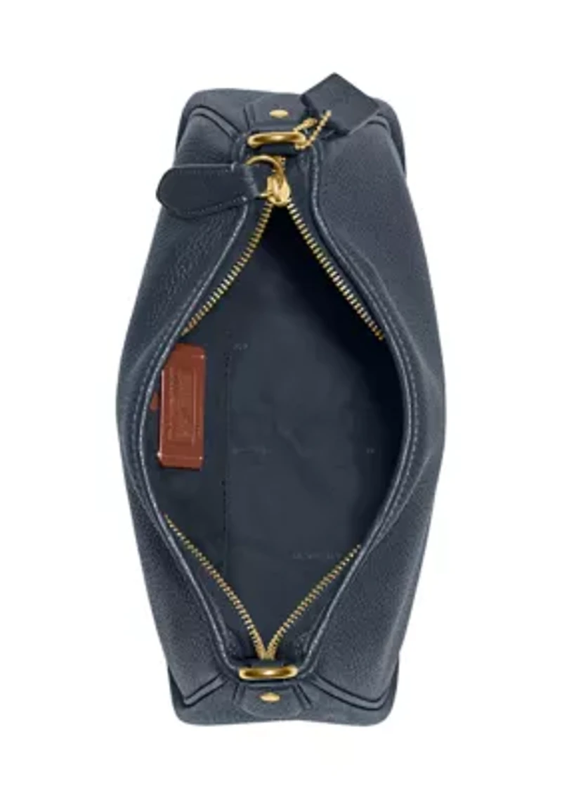 Soft Pebble Leather Cary Crossbody Bag