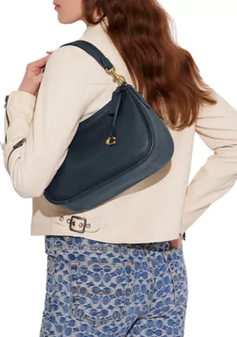 Soft Pebble Leather Cary Crossbody Bag