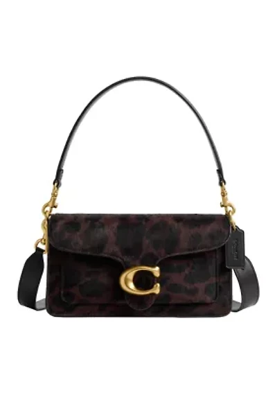 Tabby Shoulder Bag 26 in Haircalf with Leopard Print