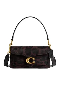 Tabby Shoulder Bag 26 in Haircalf with Leopard Print