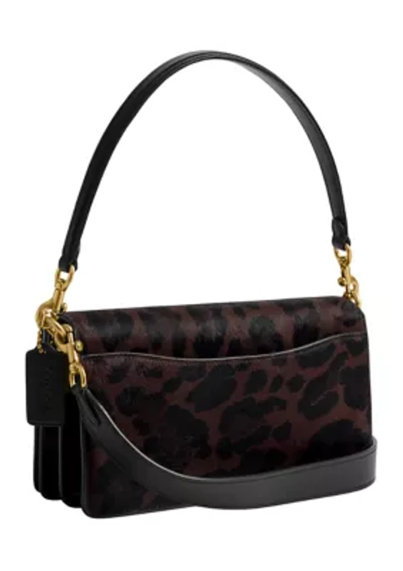 Tabby Shoulder Bag 26 in Haircalf with Leopard Print