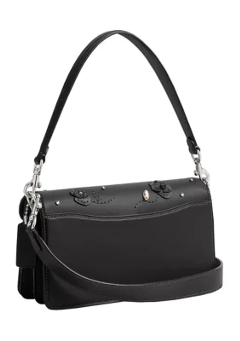 Crystal Embellished Tabby Shoulder Bag 26