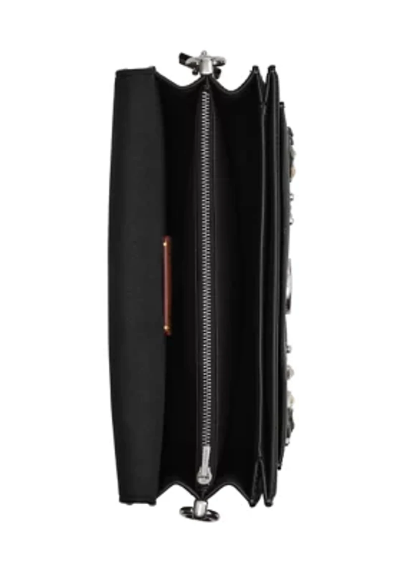 Crystal Embellished Tabby Shoulder Bag 26