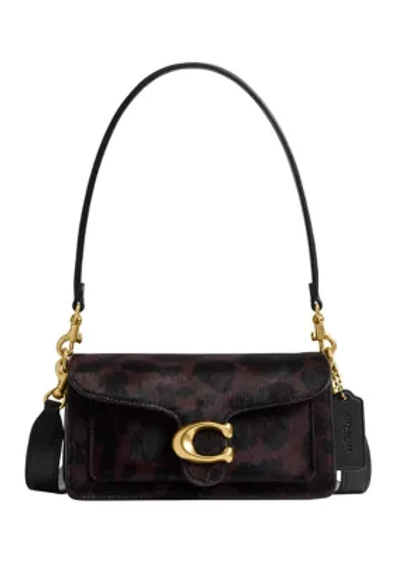 Tabby Shoulder Bag 20 in Haircalf with Leopard Print 