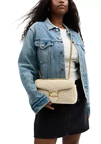 Tabby Shoulder Bag 26 in Shearling