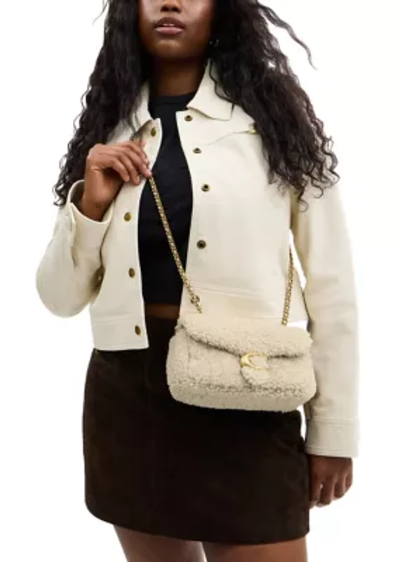 Tabby Shoulder Bag 20 in Shearling