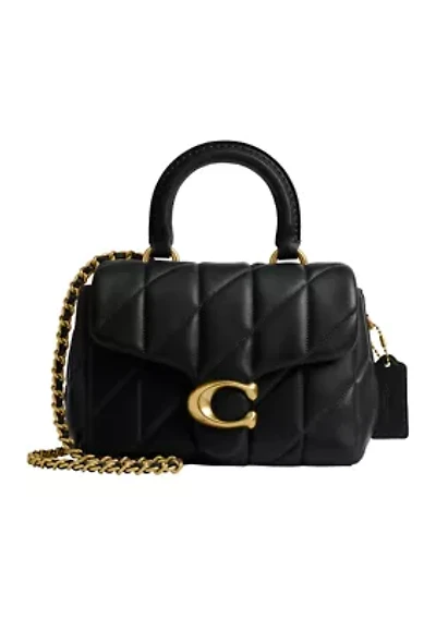 Quilted Leather Tabby Top Handle 20