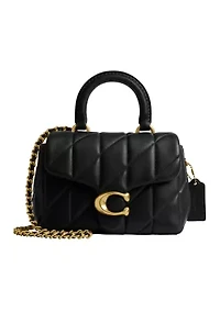 Quilted Leather Tabby Top Handle 20