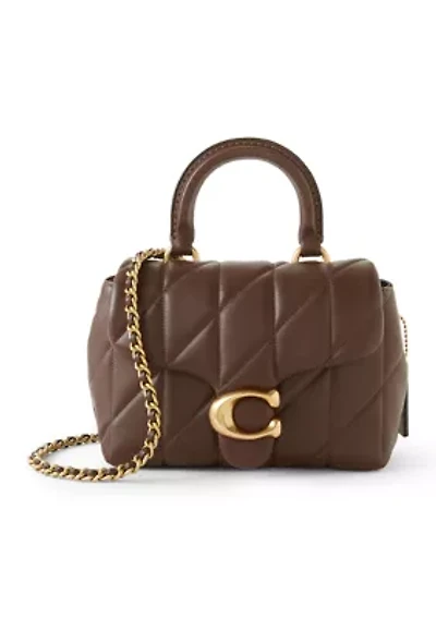 Quilted Leather Tabby Top Handle 20