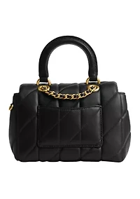 Quilted Leather Tabby Top Handle 20