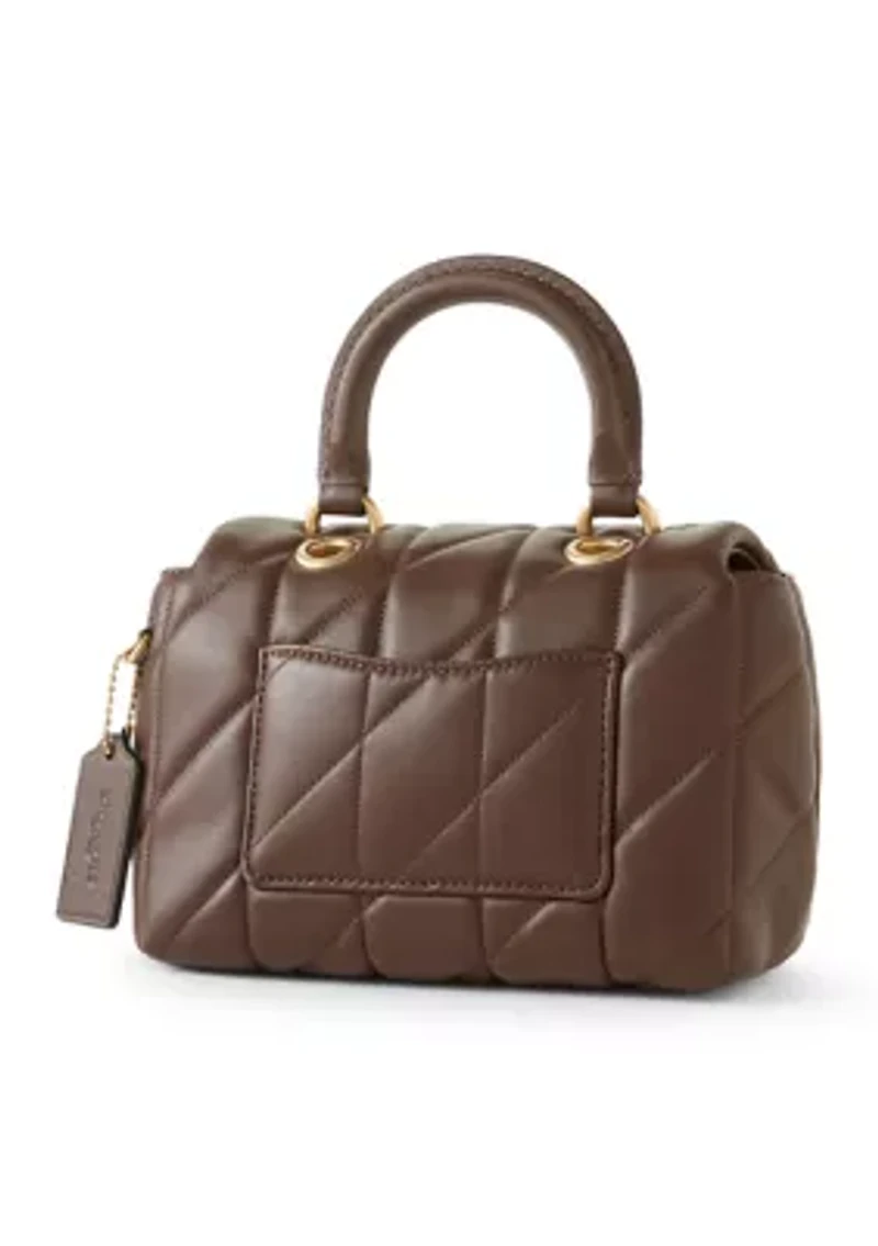 Quilted Leather Tabby Top Handle 20
