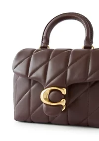 Quilted Leather Tabby Top Handle 20