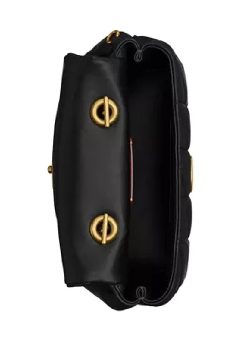 Quilted Leather Tabby Top Handle 20