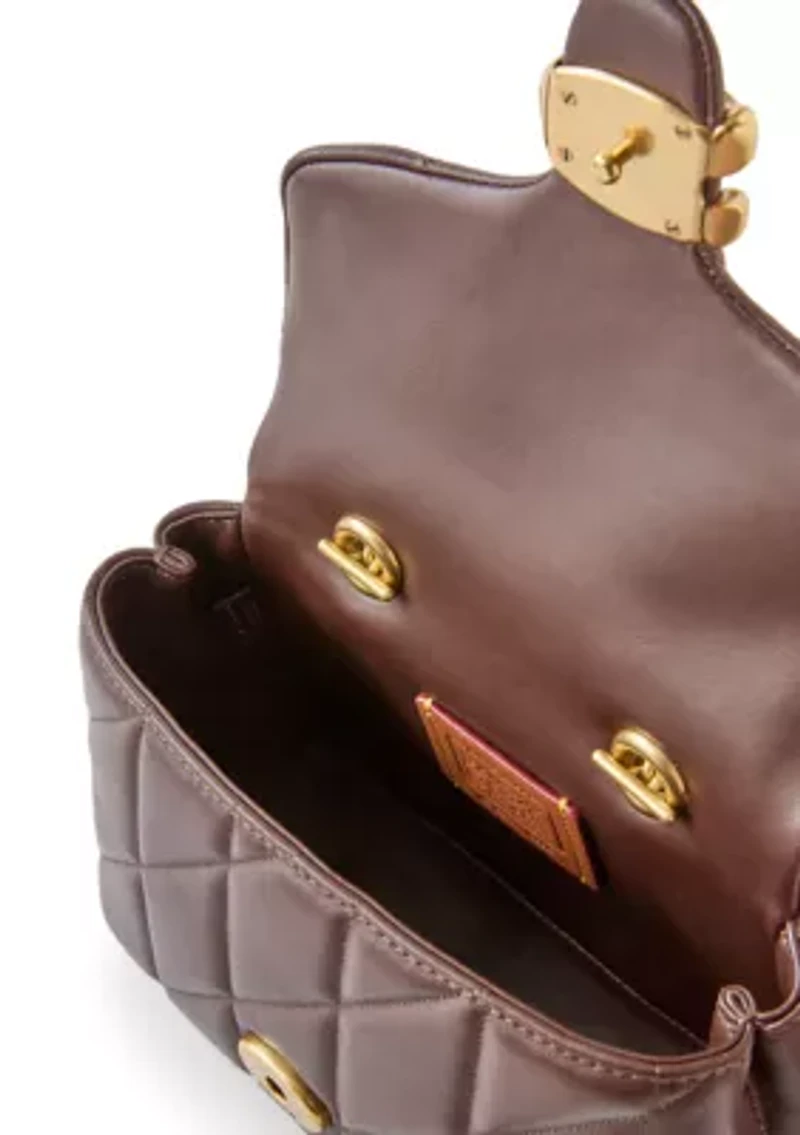 Quilted Leather Tabby Top Handle 20