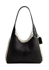 Brooklyn Shoulder Bag 28 in Shearling