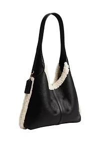 Brooklyn Shoulder Bag 28 in Shearling
