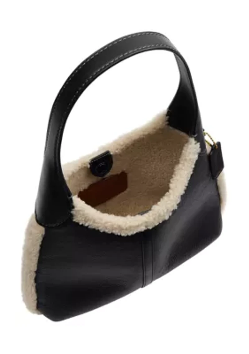 Brooklyn Shoulder Bag 28 in Shearling