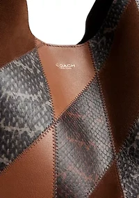 Brooklyn Shoulder Bag 39 with Snakeskin Patchwork 