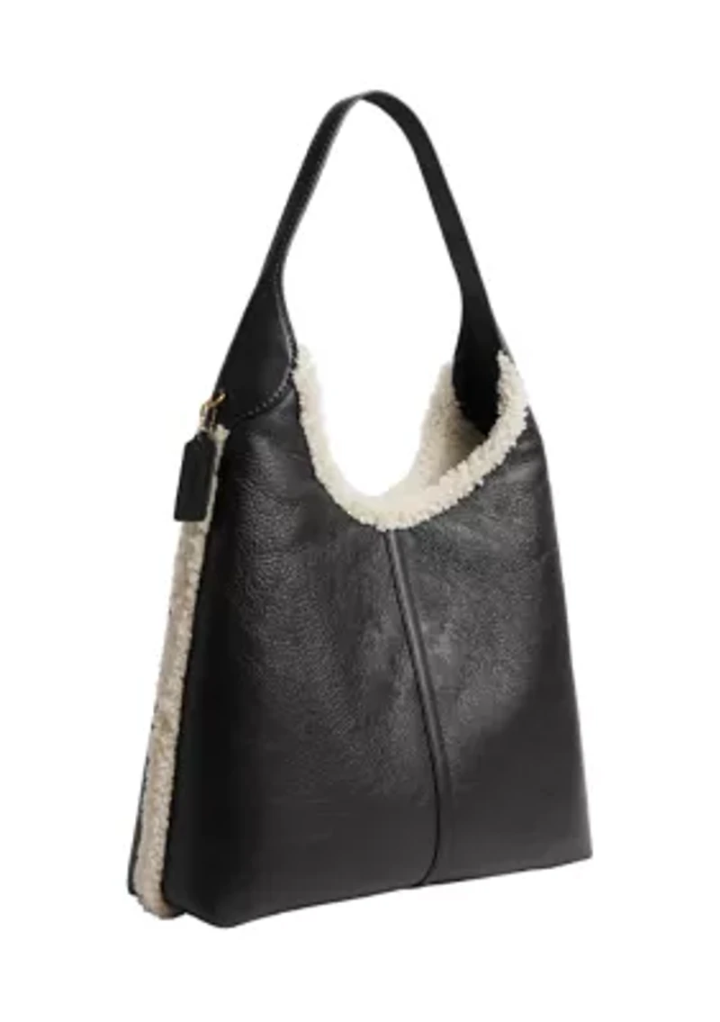 Brooklyn Shoulder Bag 39 in Shearling
