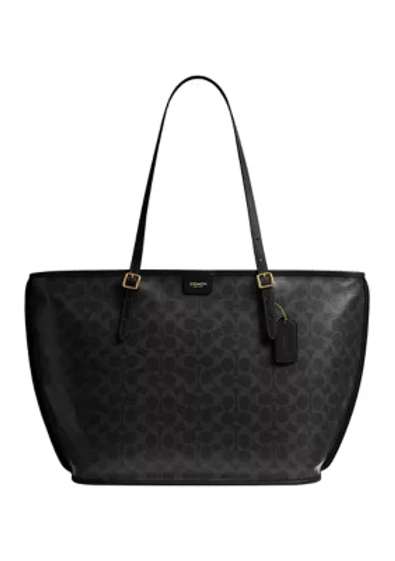 Taxi Tote Bag Signature Canvas