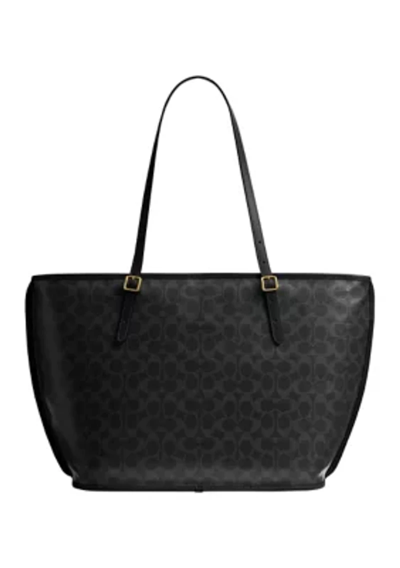 Taxi Tote Bag Signature Canvas