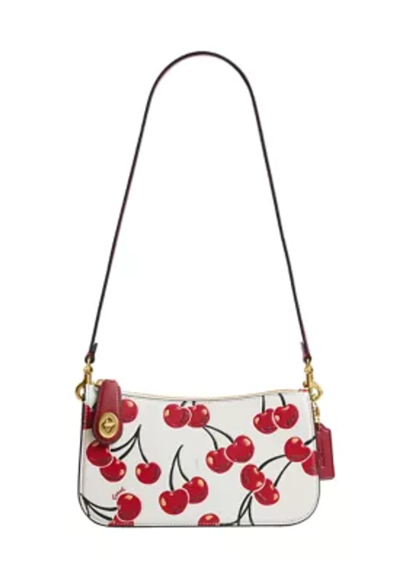 Penn Shoulder Bag with Cherry Print
