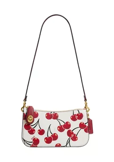 Penn Shoulder Bag with Cherry Print