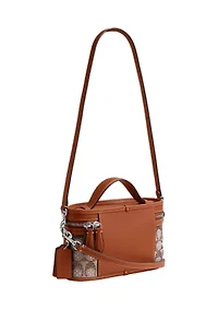 Trail Bag In Crystal Signature Jacquard Crossbody